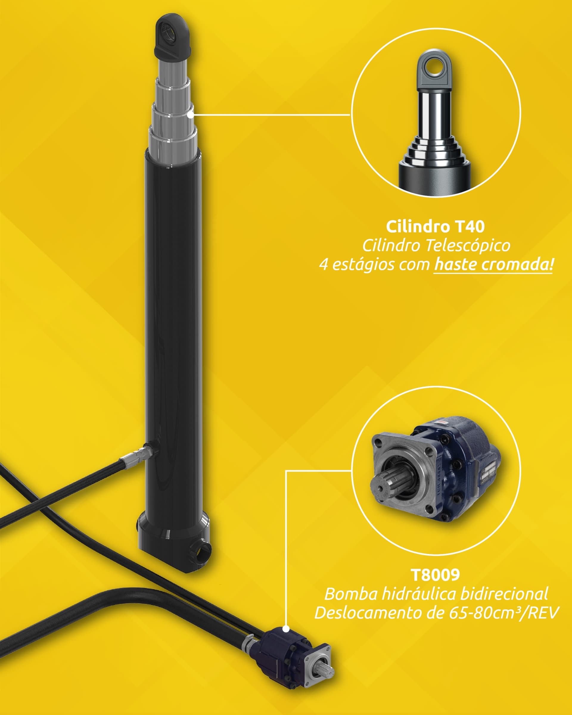 CILINDRO TELESCÓPICO T40 - Imagem 1